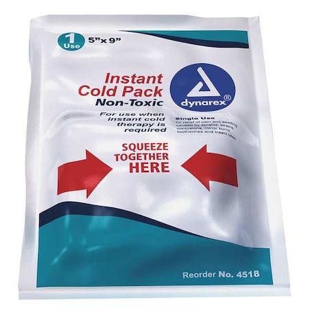 Non-Toxic Instant Cold Pack, 5 x 9In, PK24 MPN:4518