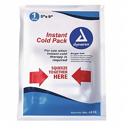 Instant Cold Pack White 5inL x 9inW PK24 MPN:4512