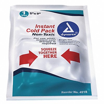 Non-Toxic Instant Cold Pack 5 x 9In PK24 MPN:4518