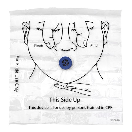 CPR Shield, Adult, Child, Clear, 2 Pieces MPN:80201