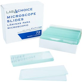 Dynarex® LabChoice Microscope Slides Corner Grounded Clear Pack of 1440 4170