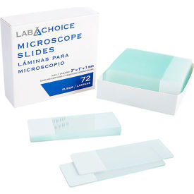 Dynarex® LabChoice Microscope Slides Corner Grounded Frosted White Pack of 1440 4174