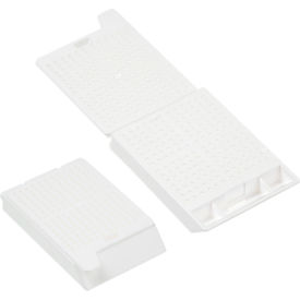 Dynarex® LabChoice Biopsy Embedding Cassette with Hinged Lid White Pack of 2000 42522