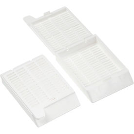Dynarex® LabChoice Histology Embedding Cassette Unassembled Sleeved White Pack of 3000 42525
