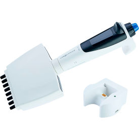 Dynarex® LabChoice Electronic Pipette Eight Channel 30 - 300L Adjustable Volume Black/White 40112