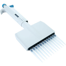 Dynarex® LabChoice Mechanical Pipette Twelve Channel 50 - 300L Adjustable Volume White 40131