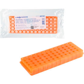 Dynarex® LabChoice Microcentrifuge Tube Rack Fits 0.5 mL & 1.5 mL Tubes Pack of 50 42134