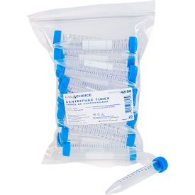 Dynarex LabChoice Centrifuge Tubes 15 ml Capacity Clear/Blue 42100