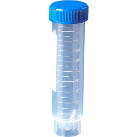 Dynarex LabChoice Centrifuge Tubes Self-Standing Sterile 50 ml Capacity Clear/Blue 42105