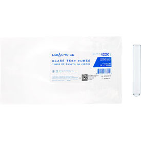 Dynarex LabChoice Test Tubes Borosilicate Glass 12 x 75mm 5 mL Capacity Clear 42201