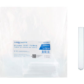 Dynarex LabChoice Test Tubes Borosilicate Glass 13 x 100mm 7 mL Capacity Clear 42202