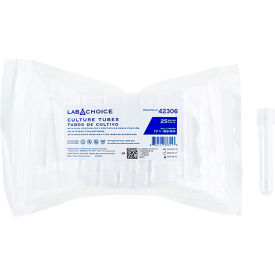 Dynarex LabChoice Culture Tube with Dual Position Cap & Graduation 17 x 100mm 15 ml Cap. 42306