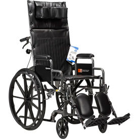 Dynarex DynaRide™ Reclining Wheelchair Elevating Legrest & Detachable Desk Arm 18