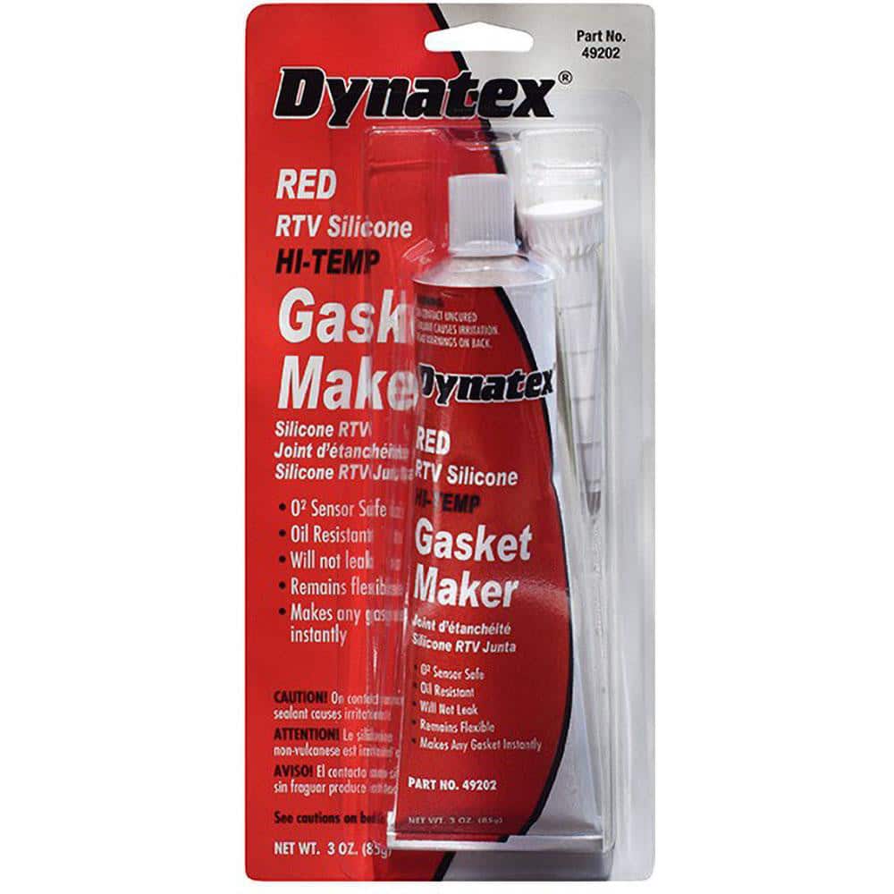 Gasket Sealants, Chemical Type: RTV Silicone , Container Size: 85g , Container Type: Tube , Color: Red , Application: Automotive  MPN:143367