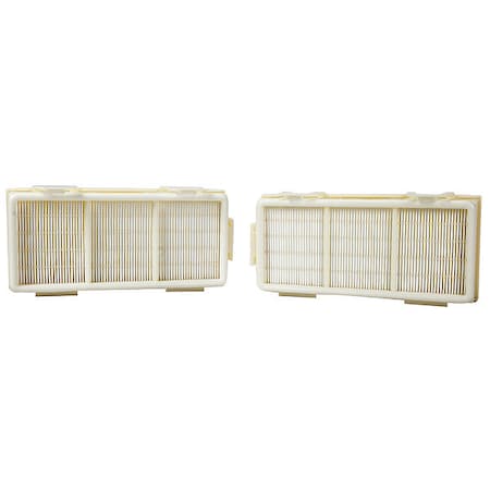 Filter, White, HEPA Glass, 3-1/8