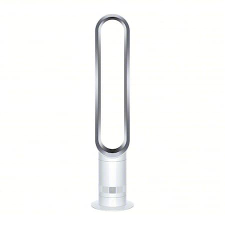Tower Fan, 10 Speeds, White/Silver, Remote Control MPN:AM07