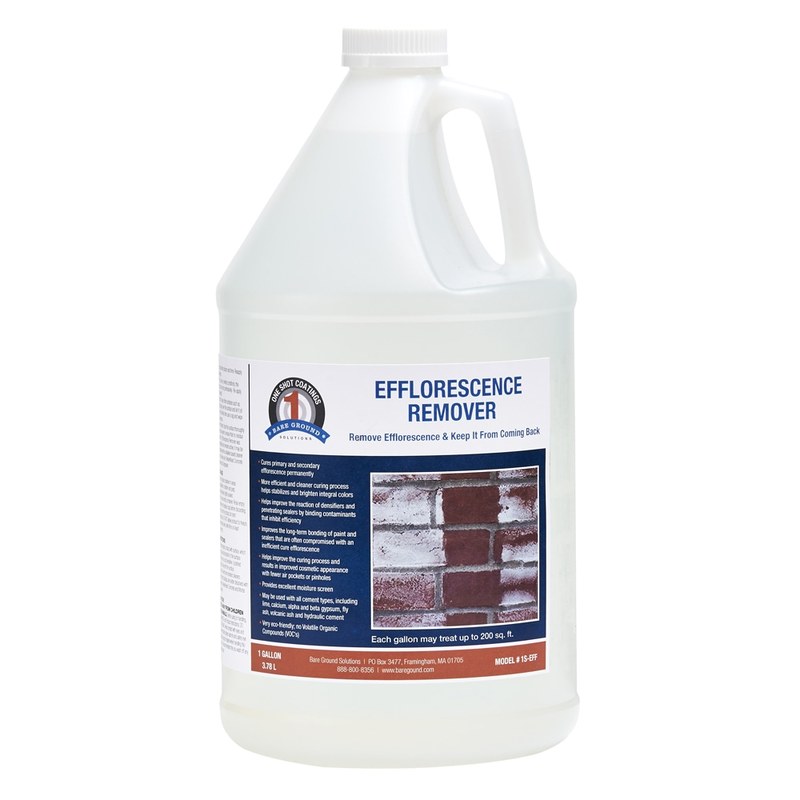 Bare Ground Solutions 1 Shot Efflorescence Remover, 128 Oz Bottle MPN:1S-EFF