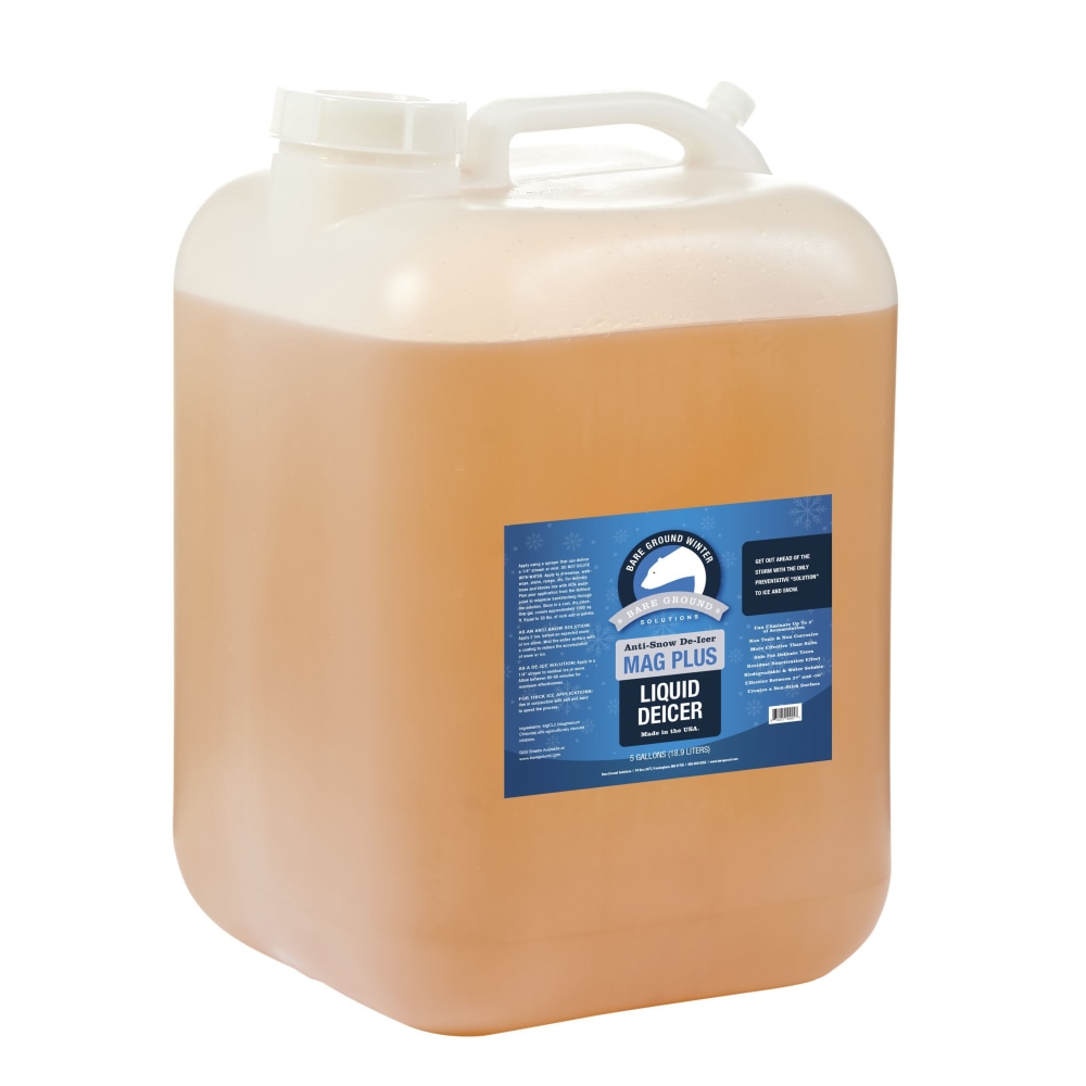 Bare Ground Liquid De-Icer, Inhibited MagPlus, 5 Gallons MPN:BG-5P