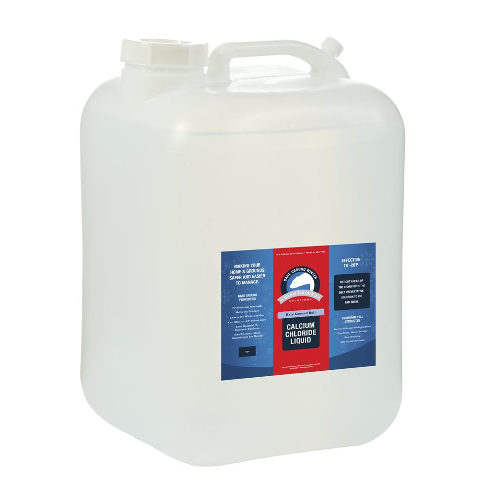 Bare Ground Liquid De-Icer, Calcium Chloride, 5 Gallons MPN:BGB-5C