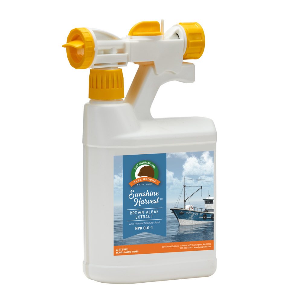 Just Scentsational NPK 0-0-1 Brown Algae Extract With Natural Salicylic Acid, With Mixing Hose End Sprayer, 1 Qt MPN:ANSW-1QHES