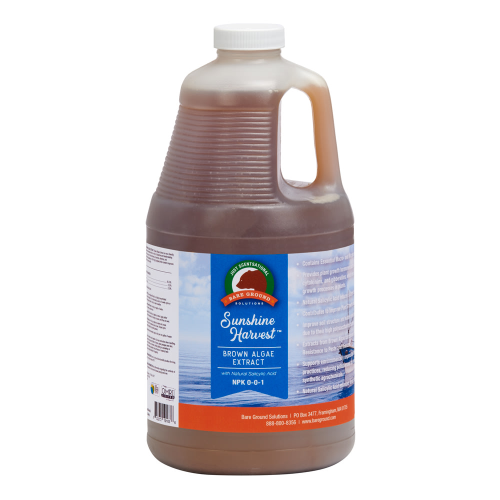 Just Scentsational NPK 0-0-1 Brown Algae Extract With Natural Salicylic Acid, 64 Oz MPN:ANSW-64G