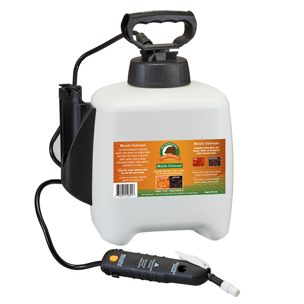 Just Scentsational Bark Mulch Colorant Preloaded In Pump Sprayer, 1 Gallon, Red MPN:MC-1FR