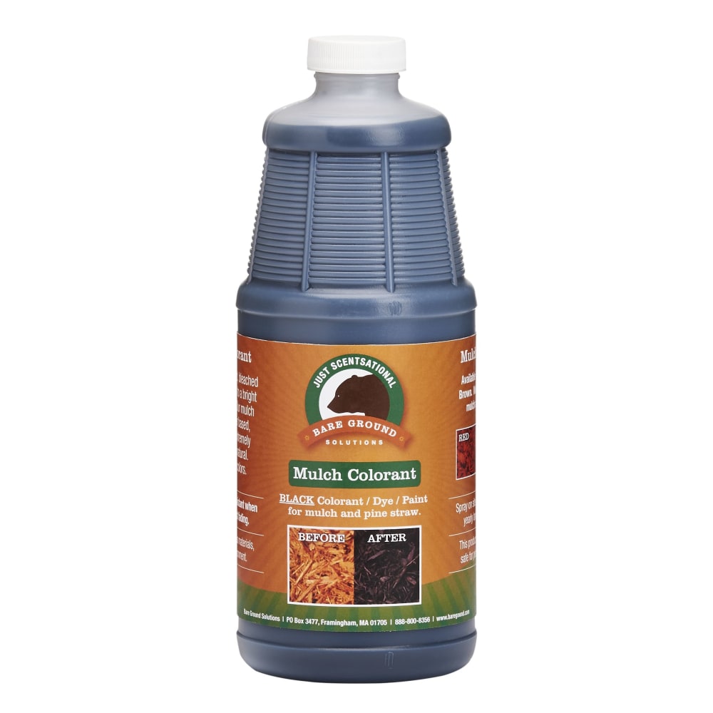 Just Scentsational Mulch Colorant Concentrate Liquid, 1 Quart, Black Bark MPN:MCC-32BL