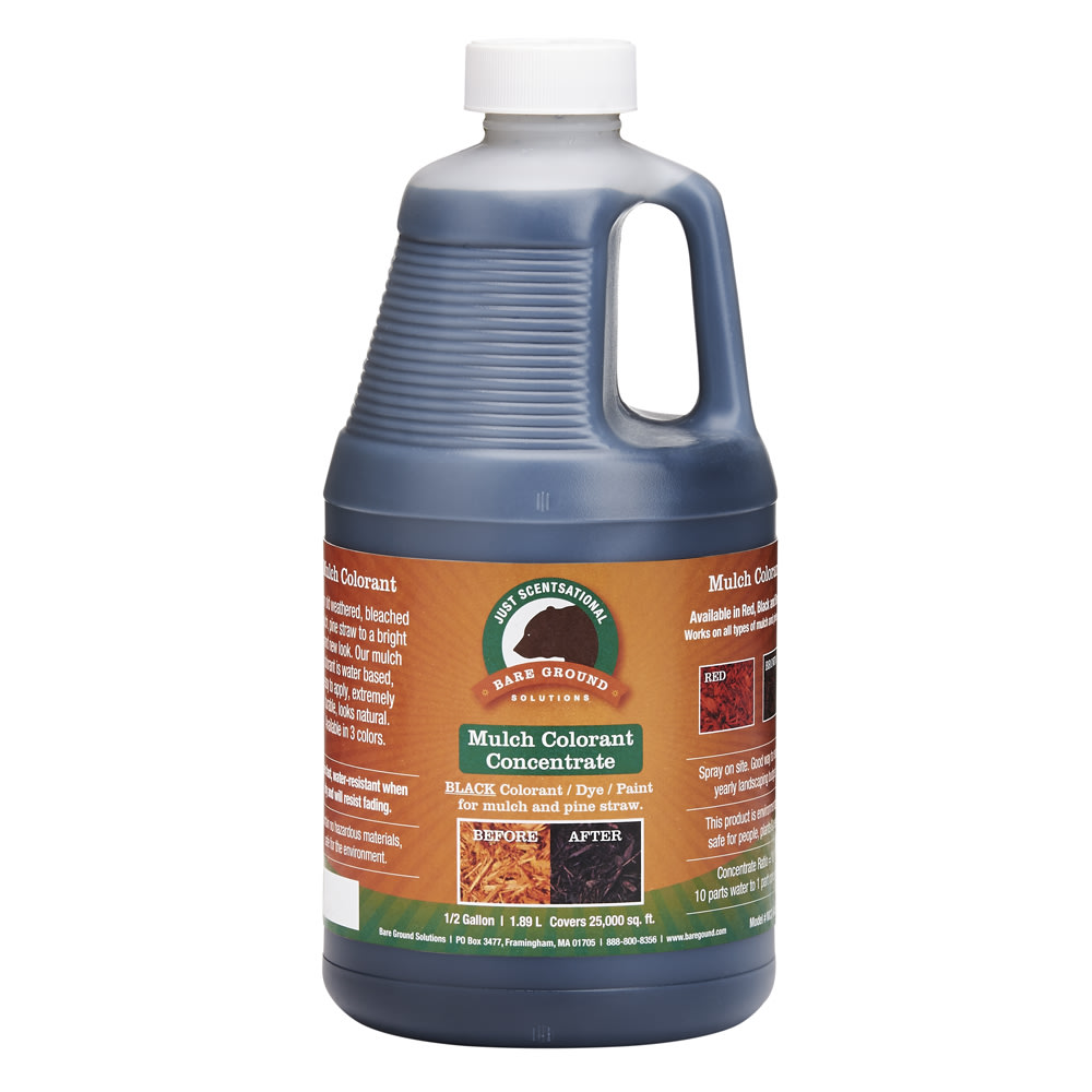 Bare Ground Just Scentsational Bark Mulch Colorant Concentrate, 0.5 Gallons, Black MPN:MCC-64BL