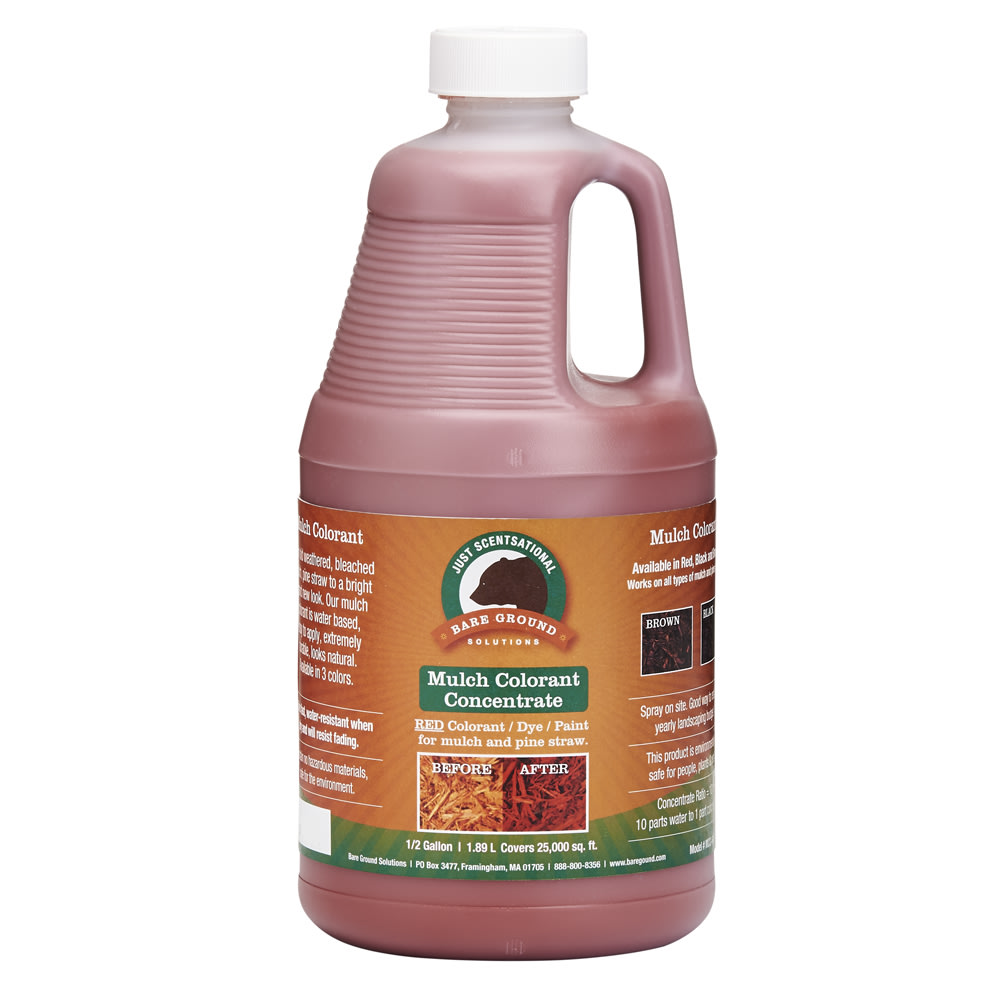 Just Scentsational Mulch Colorant Concentrate Liquid, 0.5 Gallons, Red Bark MPN:MCC-64R