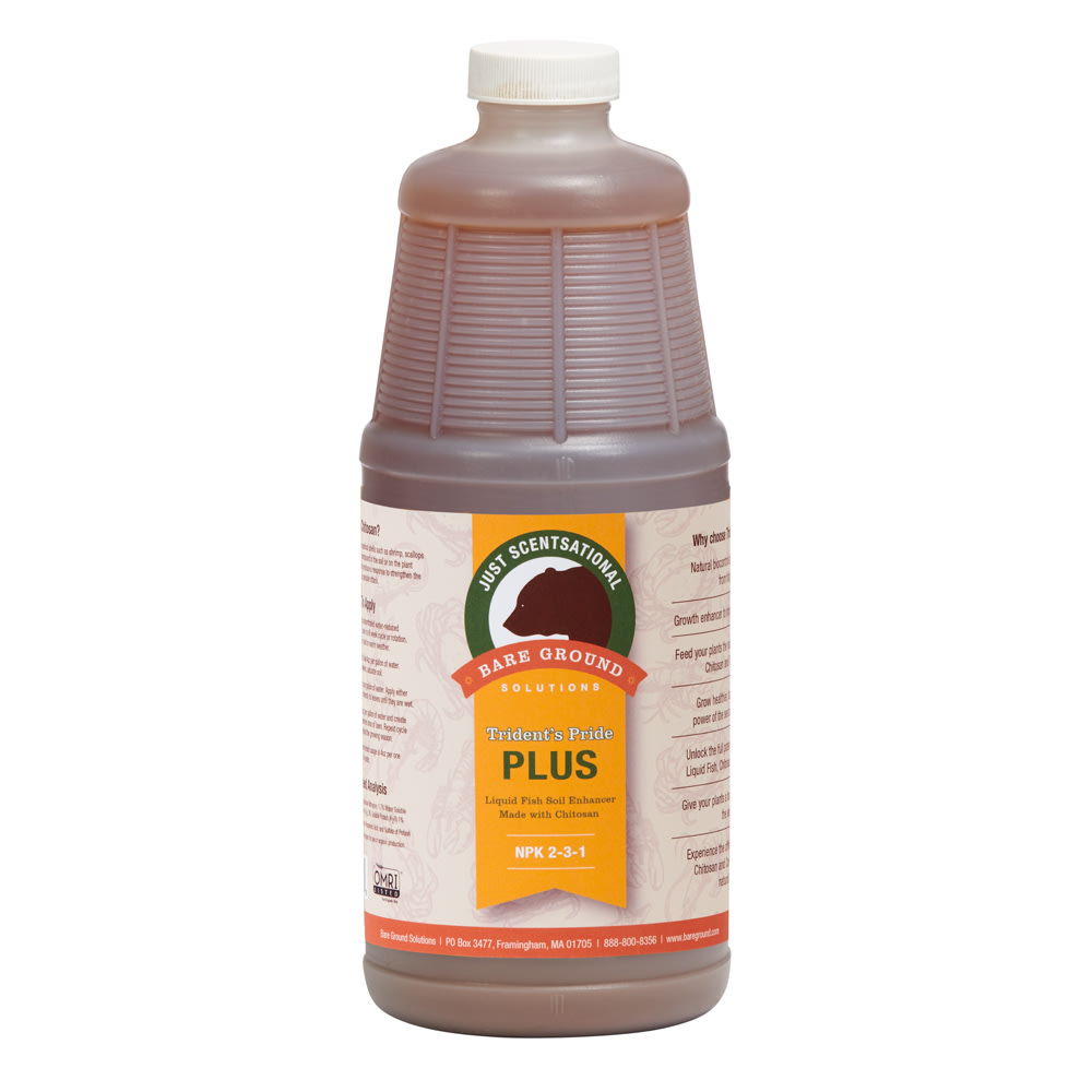 Just Scentsational Tridents Pride Plus Liquid Fish Fertilizer With Brown Algae And Chitosan, 1 Quart MPN:TPCH-32Q