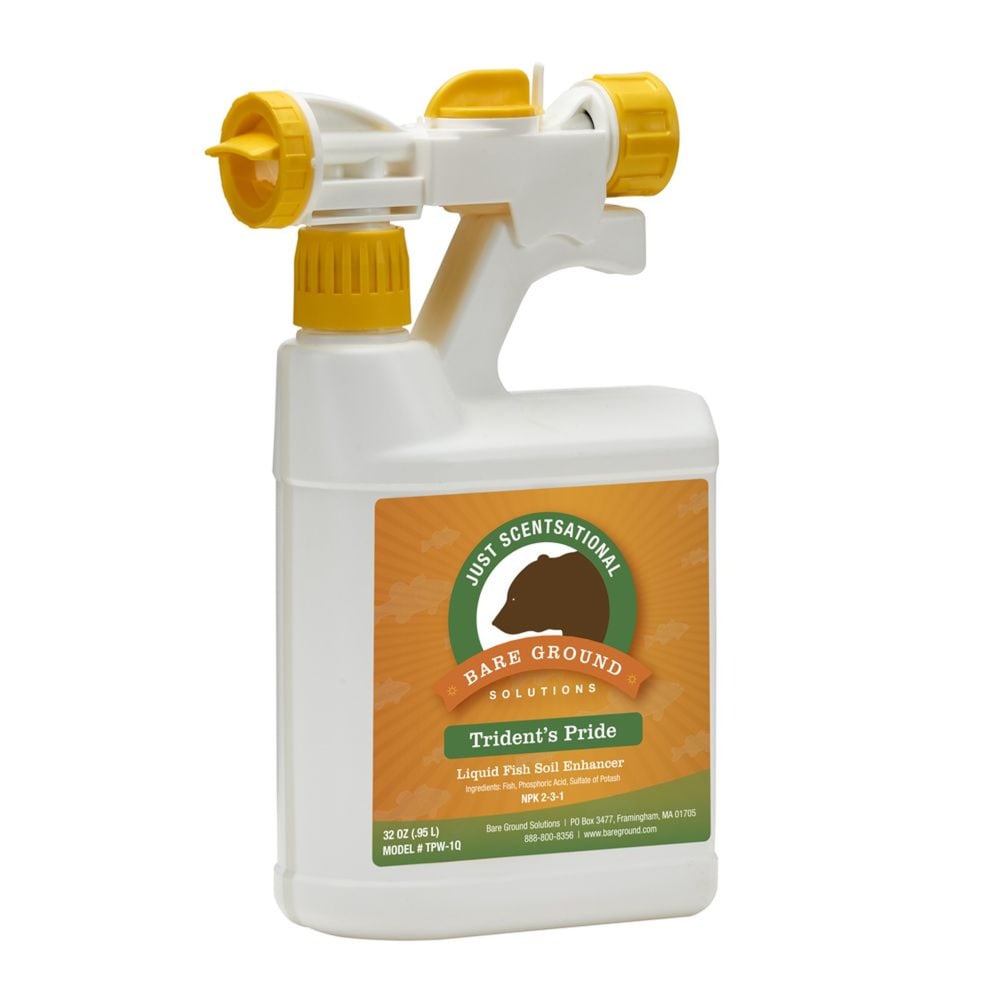Just Scentsational Tridents Pride Liquid Fish Fertilizer With Hose End Mixing Sprayer, 1 Quart MPN:TPW-1Q