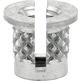 E-Z Lok™ E-Z Press™ 6-32 Threaded Insert For Plastic Reverse Slot SS 1/4