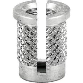 E-Z Lok™ E-Z Press™ M4-0.7 Threaded Insert For Plastic Reverse Slot SS 5/16