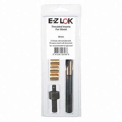 Thread Insert Kit Brass Size 6-32 MPN:EZ-400-006