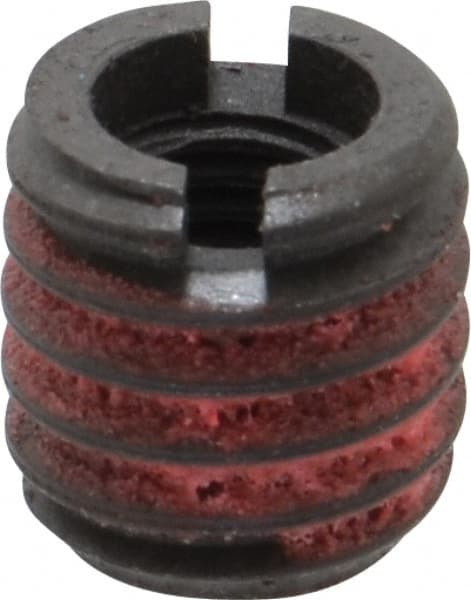 Thread Locking Insert: 1/4-28 Internal Thread, 7/16-14 External Thread, UNF, 7/16