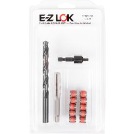 E-Z Lok™ Thread Repair Kit For Metal Standard Wall Stainless Steel 1/4-28 x 7/16-14 EZ-303-428