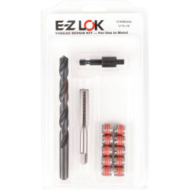 E-Z Lok™ Thread Repair Kit For Metal Standard Wall Stainless Steel 5/16-24 x 1/2-13 EZ-303-524
