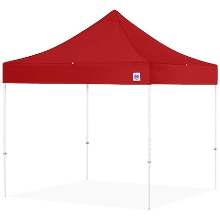 Portable Shelter, Red, 8 ft W, 8 ft L MPN:EC3STL08KFWHTRD