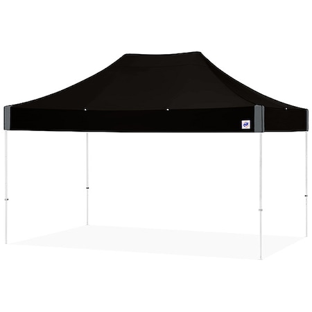 Portable Shelter, Black, 10 ft W, 15 ft L MPN:EC3STL15KFWHTMCBK