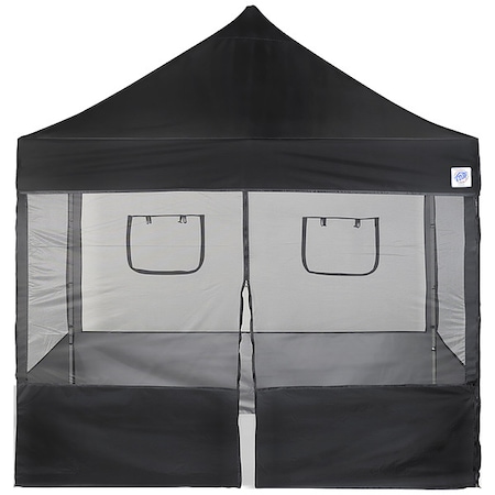 Food Service Vendor Screen Wall Kit, Blck MPN:SPFM104TCBK
