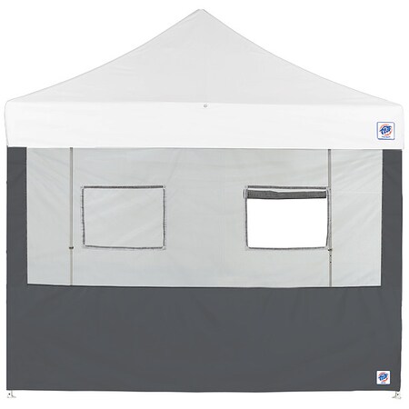 Food Booth Sidewall, Gray, 10 ft W, 10 ft H MPN:SW3FB10FXTMC2WSG
