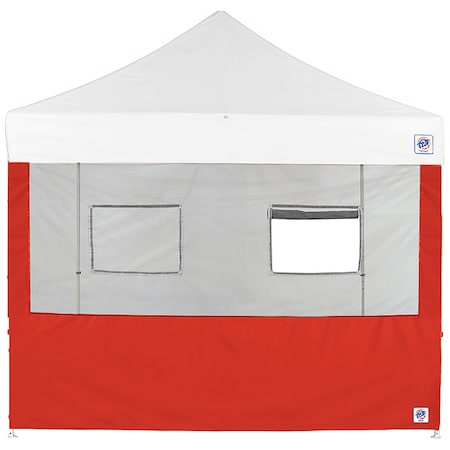 Food Booth Sidewall, Red, 10 ft W, 10 ft H MPN:SW3FB10FXTRD