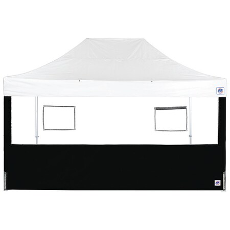 Food Booth Sidewall, Black, 15 ft H MPN:SW3FB15FXTBK
