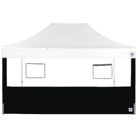 Food Booth Sidewall, Black, 15 ft H MPN:SW3FB15FXTMC2WBK