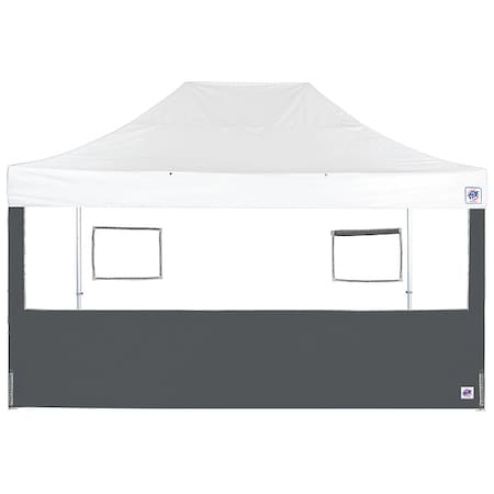 Food Booth Sidewall, Gray, 15 ft W, 15 ft H MPN:SW3FB15FXTMC2WSG
