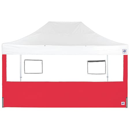 Food Booth Sidewall, Red, 15 ft W, 15 ft H MPN:SW3FB15FXTRD