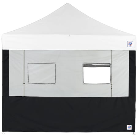 Food Booth Sidewall, Black, 8 ft W, 8 ft H MPN:SW3FB8FXTMC2WBK