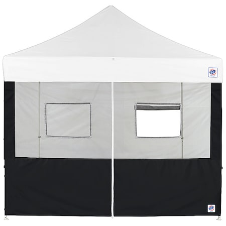 Food Booth Middle Zipper Sidewall, Black MPN:SW3FBFXTM10BK