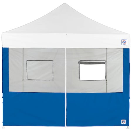 Food Booth Middle Zipper Sidewall, Blue MPN:SW3FBFXTM10RB
