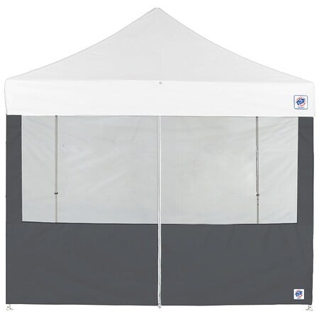 Food Booth Middle Zipper Sidewall, Gray MPN:SW3FBFXTM10SG